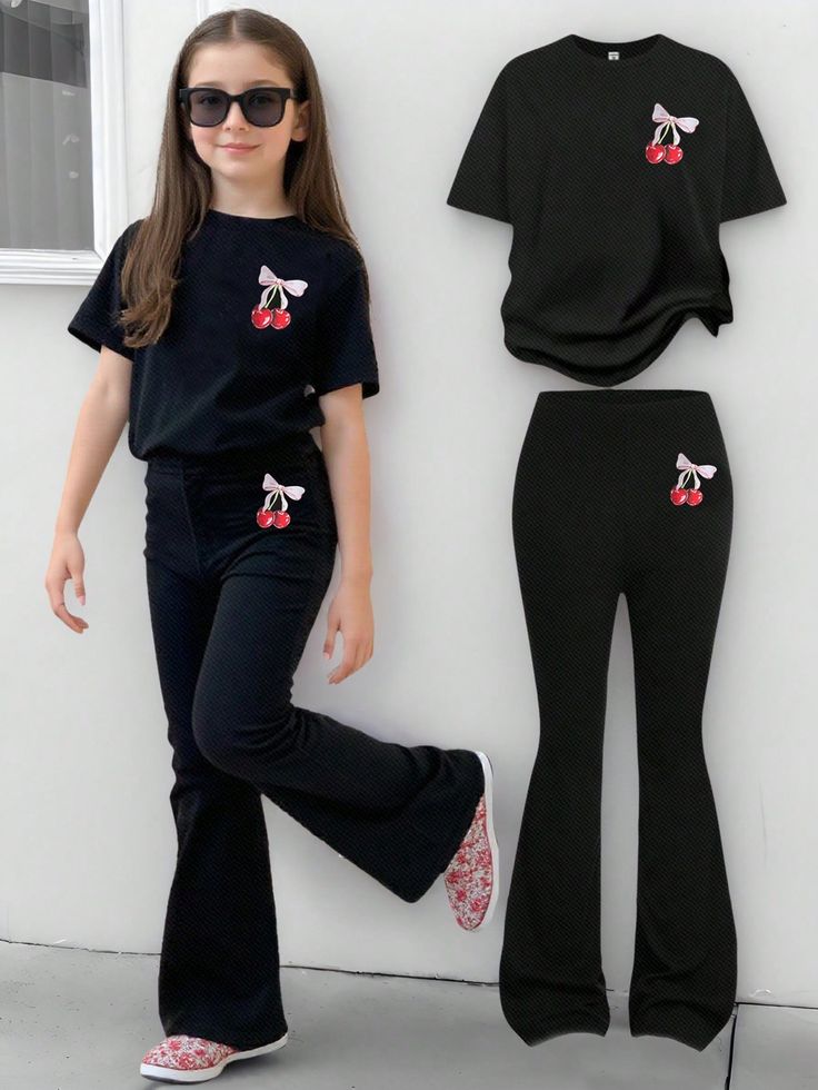 A Short-Sleeve T-Shirt, Stylish And Casual with a Versatile Print Design,