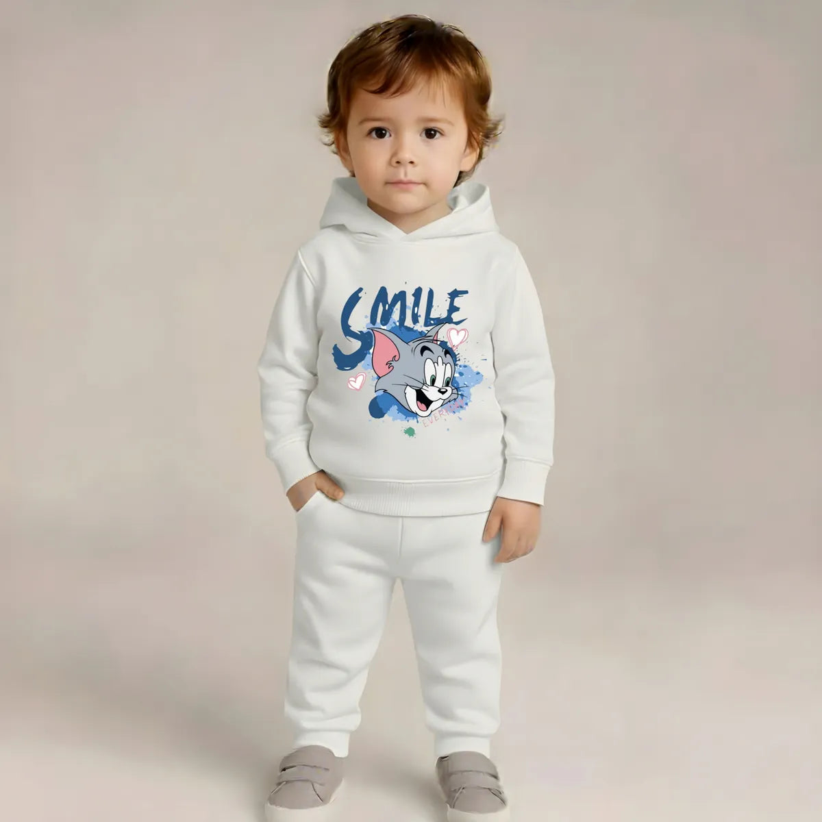 Pack-Of-2-Hoodie-And-Lower-Set Smile & Bears