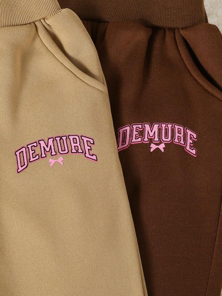 Kids “Very Demure” Stylish Sweatshirt & Jogger Co-Ord Set . ( COMBO PACK OF 2 )