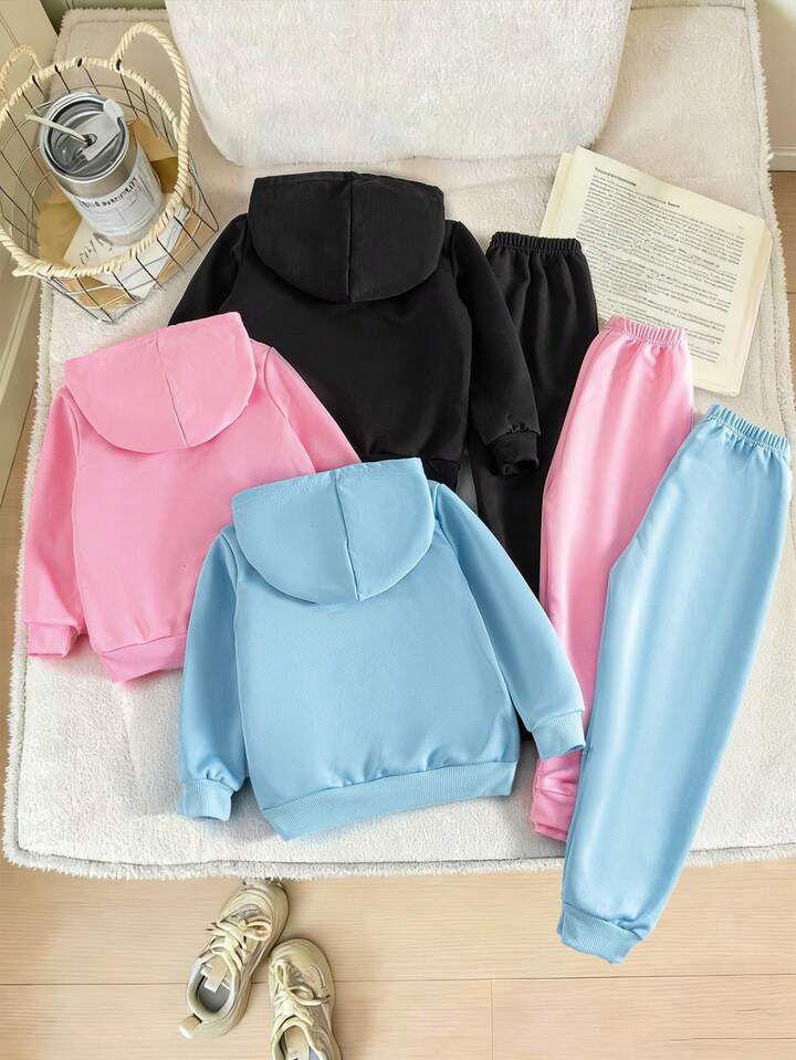 Fashionable Girls Winter Hoodie Suit – Mama’s Girl Print . ( COMBO PACK OF 3 )