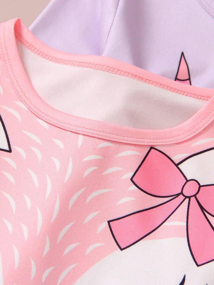 Premium Kids Cartoon Printed Night Suit Combo . ( COMBO PACK OF 3 )