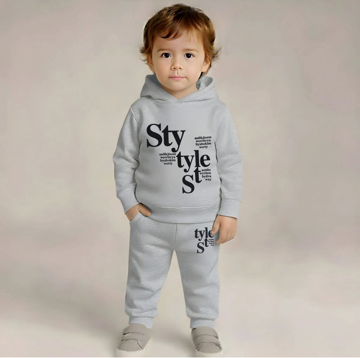 Pack-Of-2-Hoodie-And-Lower Gray + Black Style