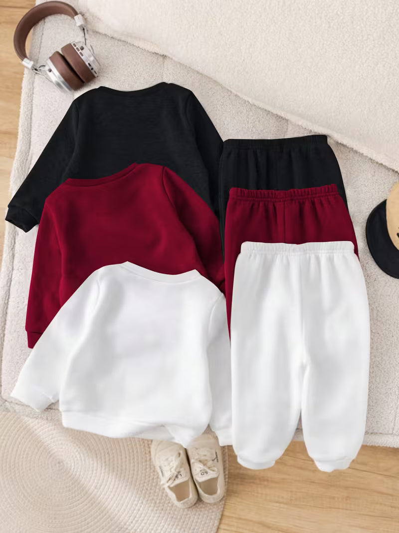 New Mini Comic Hero Full Sleeve Sweatshirt & Jogger  . ( COMBO PACK OF 3 )